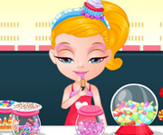 game Baby Barbie Candyshop Slacking