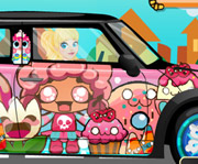 game Barbie Mini Cooper Car Wash