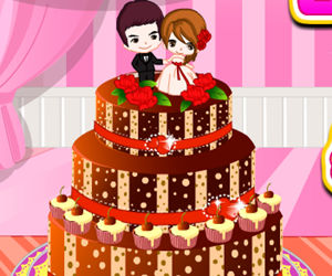 game Blossoms Wedding Cake