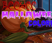 game BooHoo Halloween Coloring