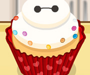 game Cute Baymax Cupcake