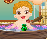 game Cute Little Baby Bathing