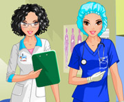 game Doctor vs Nurse Dress Up Game