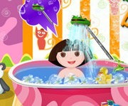 game Dora Baby Bath