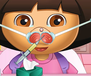 game Dora Nose Doctor