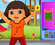 game Dora Out To Park Dress Up