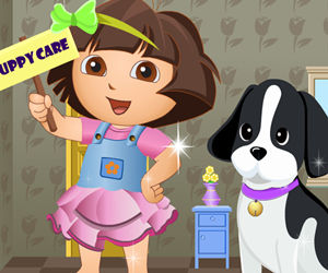 game Dora Puppy Care