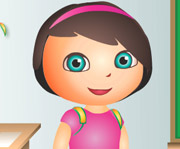 game Dora School Dress up