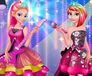 game Elsa And Anna In Rock N Royals