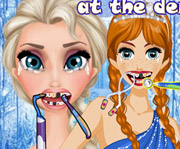 game Elsa And Anna Need Dentist