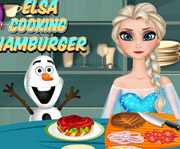 game Elsa Cooking Hamburger