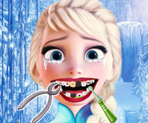 game Elsa Dentist