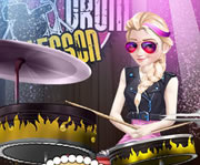 game Elsa Drum Lesson