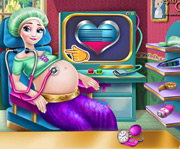 game Elsa Pregnant Check Up