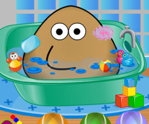 game Pou Bath And Care