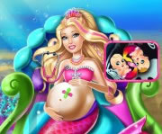 game Pregnant Barbie Mermaid Emergency