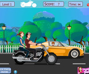 game Risky motorcycle Kissing
