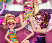 game Super Barbie Pyjama Party