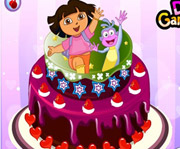 game Yum Yum Dora Cake Decor