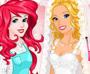 game Ariel as Barbies Wedding Stylist