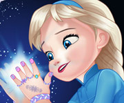 game Baby Elsa Great Manicure