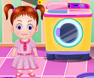 game Baby Emma Washing Clothes