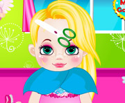 game Baby Rapunzel haircut and bathing