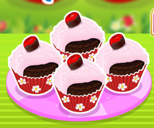 game Chocolate Cherry Cupcakes