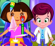 game Cute Dora At The Eye Clinic
