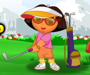 game Dora Golf Dress Up