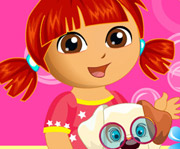 game Dora Puppy Caring