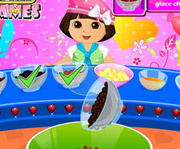game Dora Valentine Day Cake