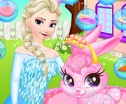 game Frozen Elsa Pet Care