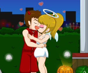game Halloween Kiss