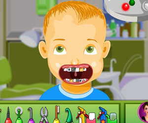 game Naughty Baby At Dentist