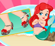 game Princess Ariel Shoes Design