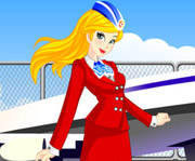 game Stewardess Brittany Dressup