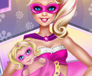 game Super Barbie baby birth